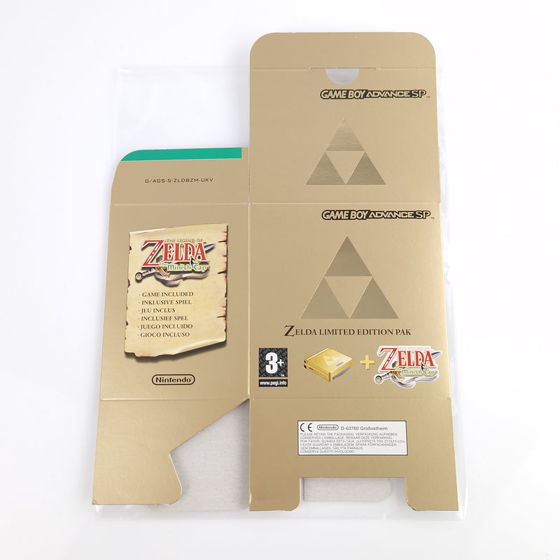 Zelda Minish Cap Limited Edition Pak - UKV EMPTY BOX / OVP / Brand NEW Unfolded