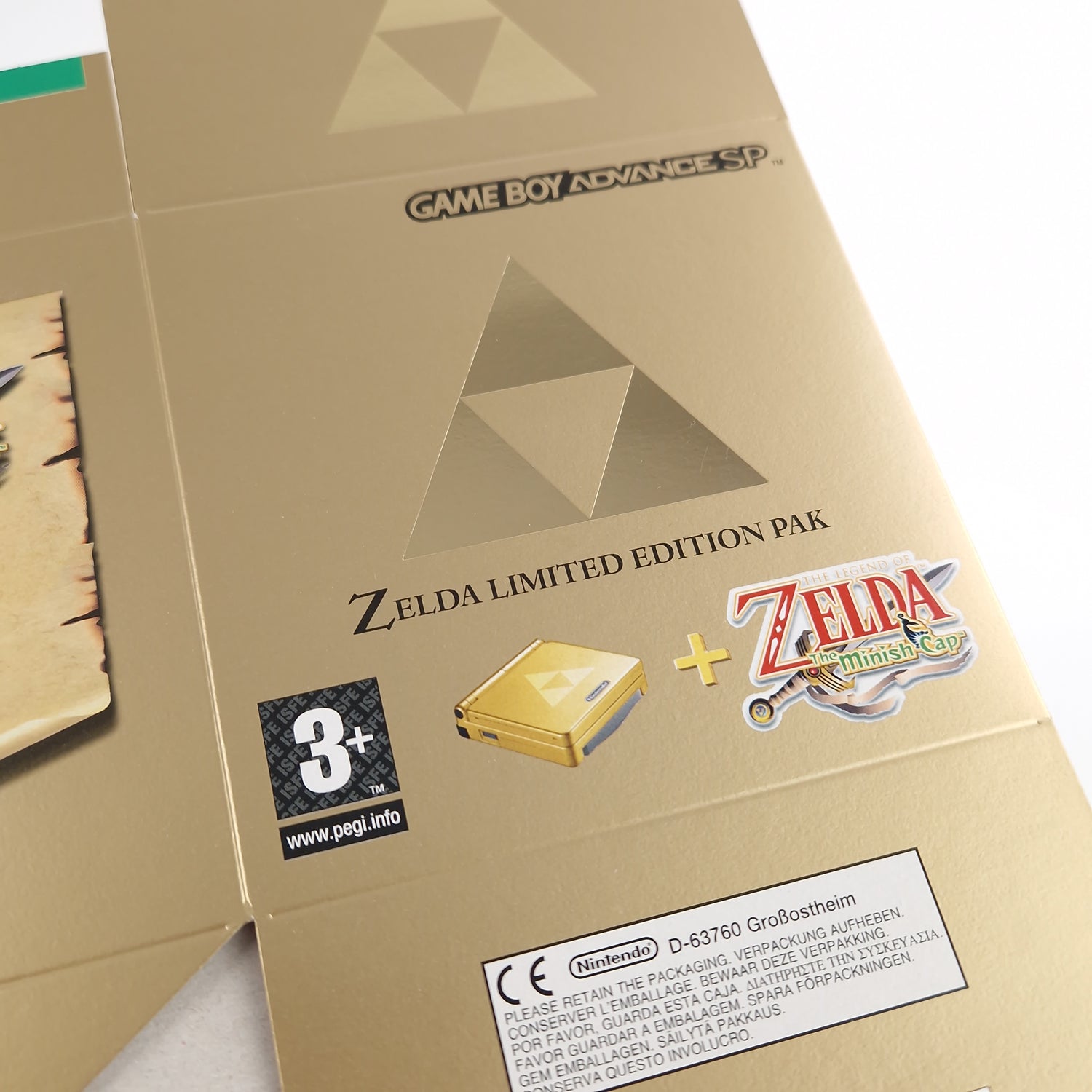 Zelda Minish Cap Limited Edition Pak - UKV EMPTY BOX / OVP / Brand NEW Unfolded