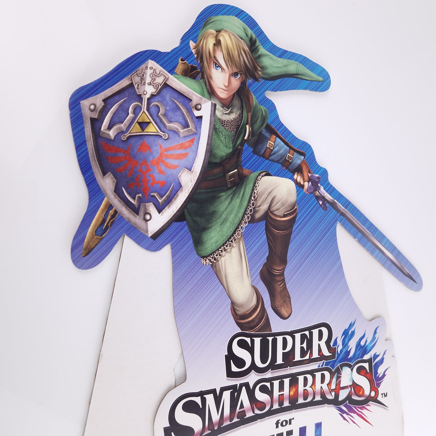 Nintendo Wii U Papp Aufsteller : Super Smash Bros - Promo Store Sign