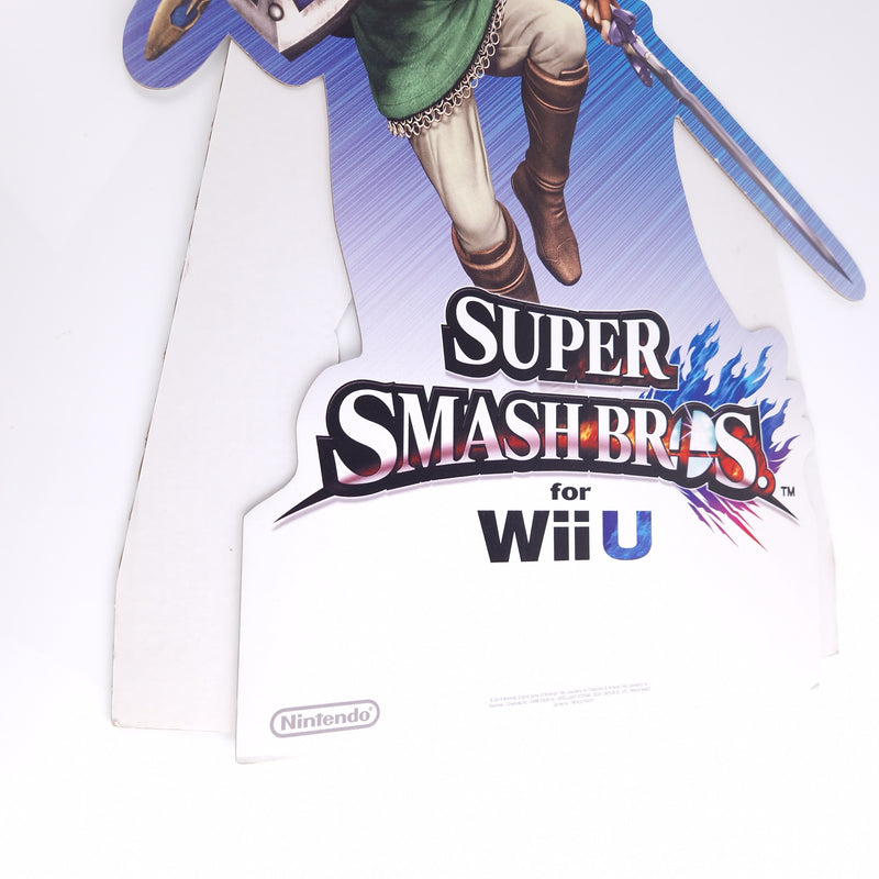 Nintendo Wii U Papp Aufsteller : Super Smash Bros - Promo Store Sign