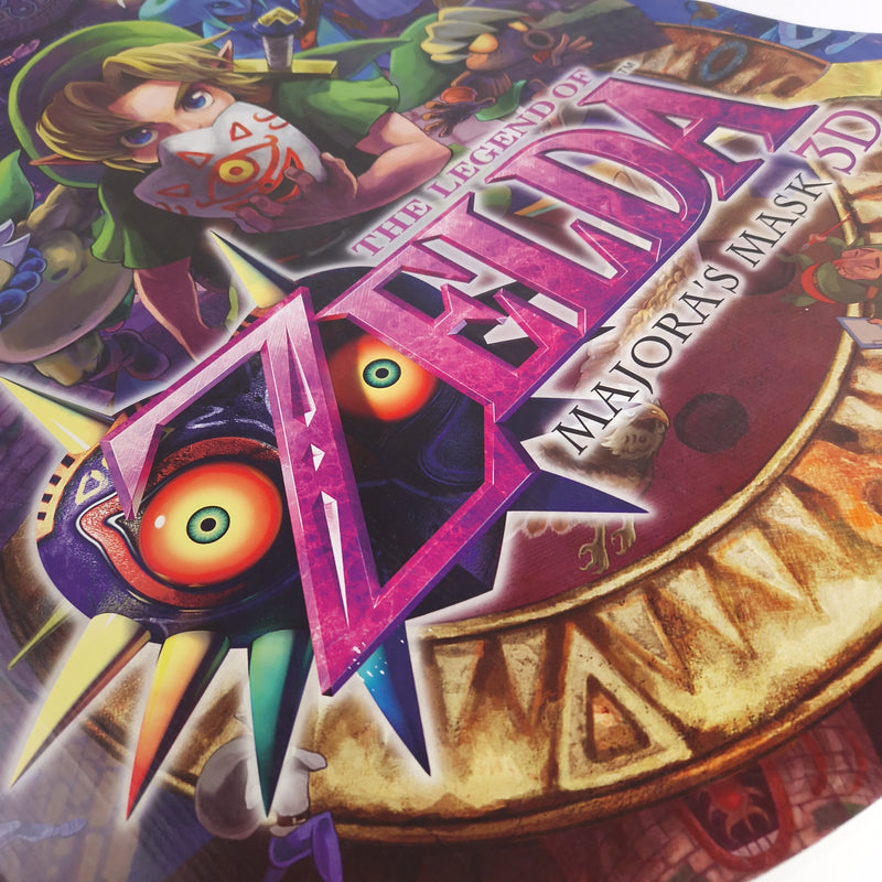 Nintendo 3DS Papp Aufsteller : Zelda Majoras Mask 3D - Promo Store Sign