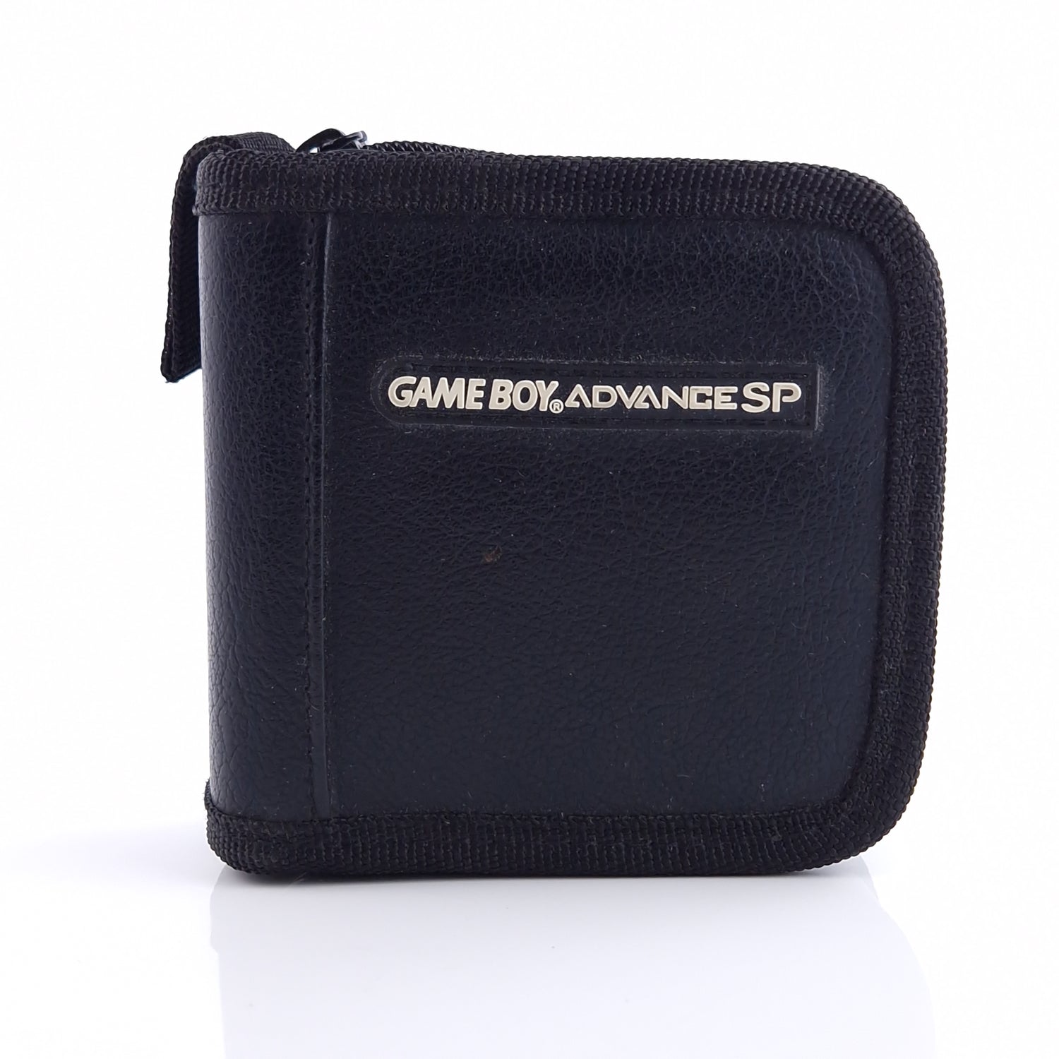 Nintendo Game Boy Advance SP Zubehör : Original Leder Etui / Tasche