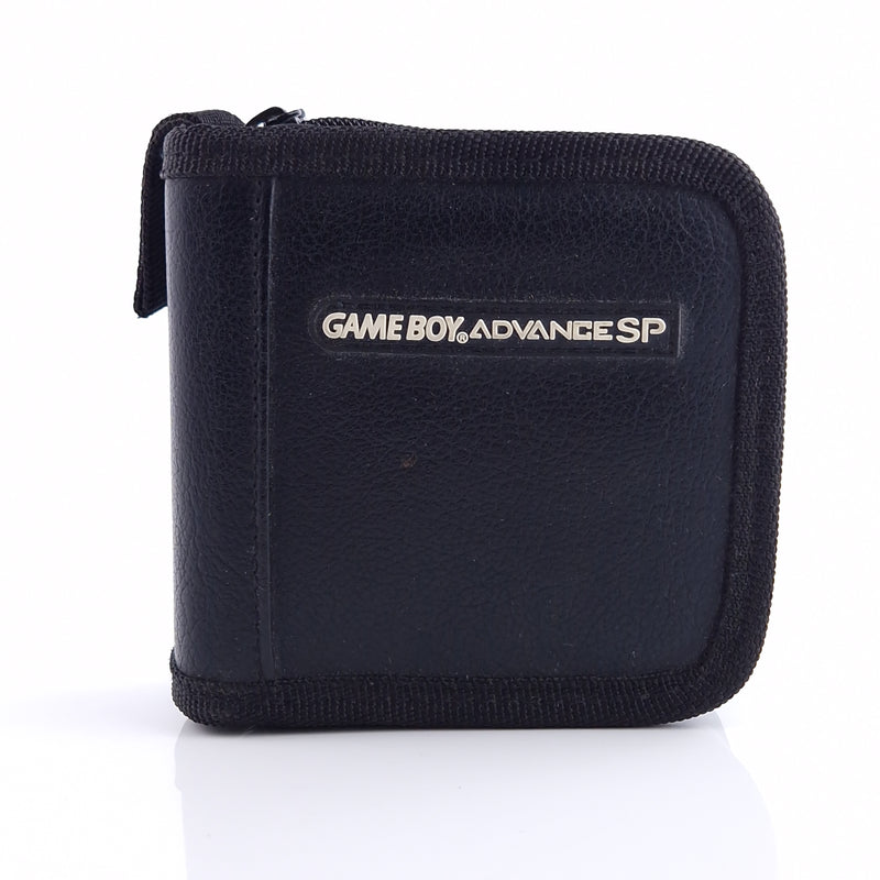 Nintendo Game Boy Advance SP Zubehör : Original Leder Etui / Tasche