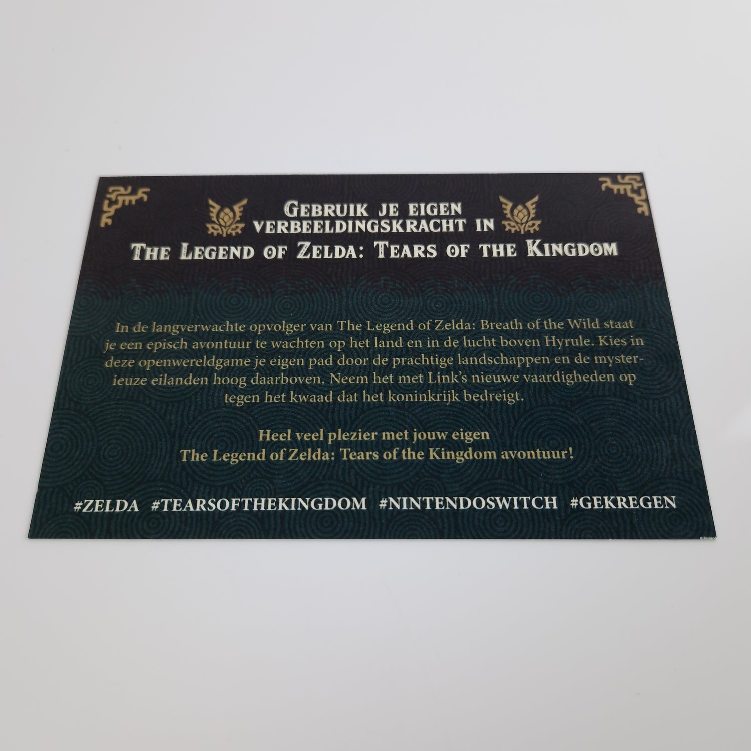 The Legend of Zelda Tears of the Kingdom PRESSE SET - Nintendo Switch Press Kit