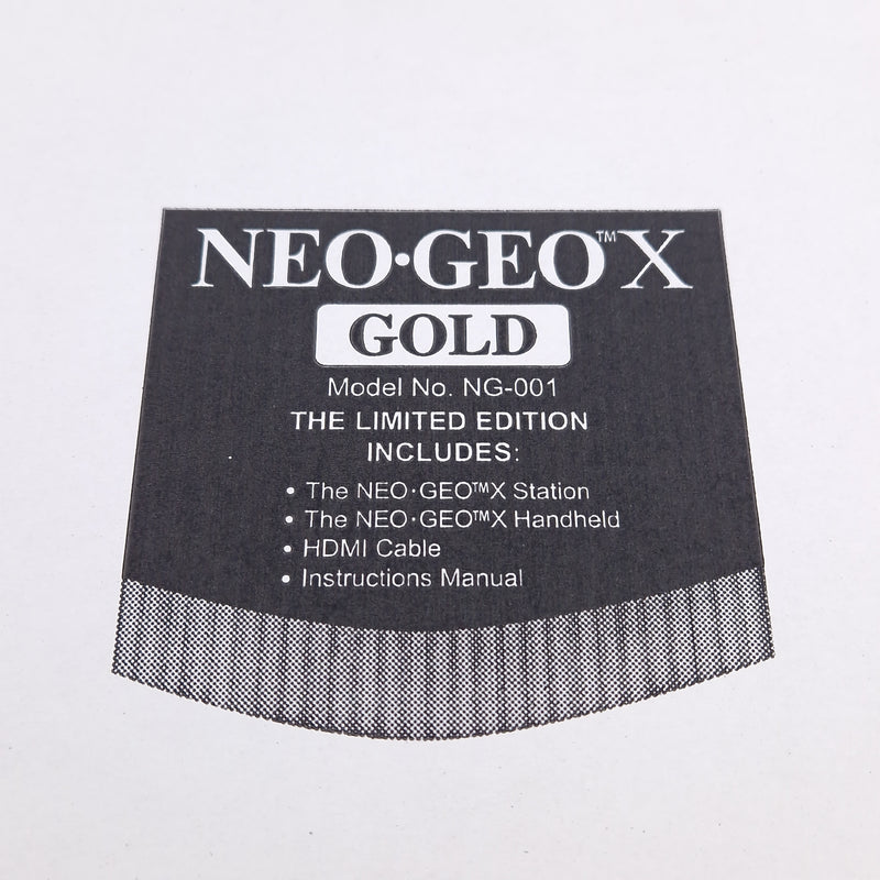 Neo Geo X Gold Limited Edition Konsole - Advanced Entertainment System