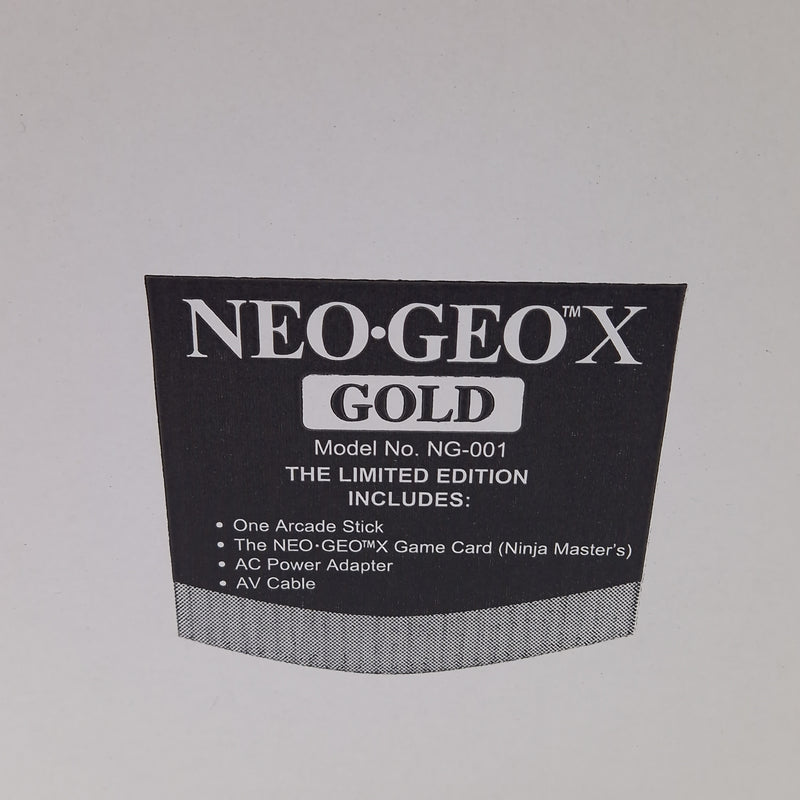 Neo Geo X Gold Limited Edition Konsole - Advanced Entertainment System