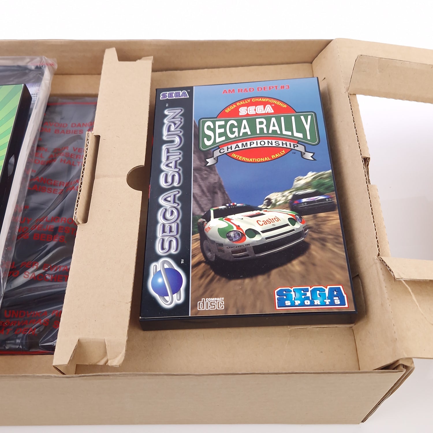 Sega Saturn Konsole Sega Rally Championship Pack - Console Bundle Pak OVP PAL