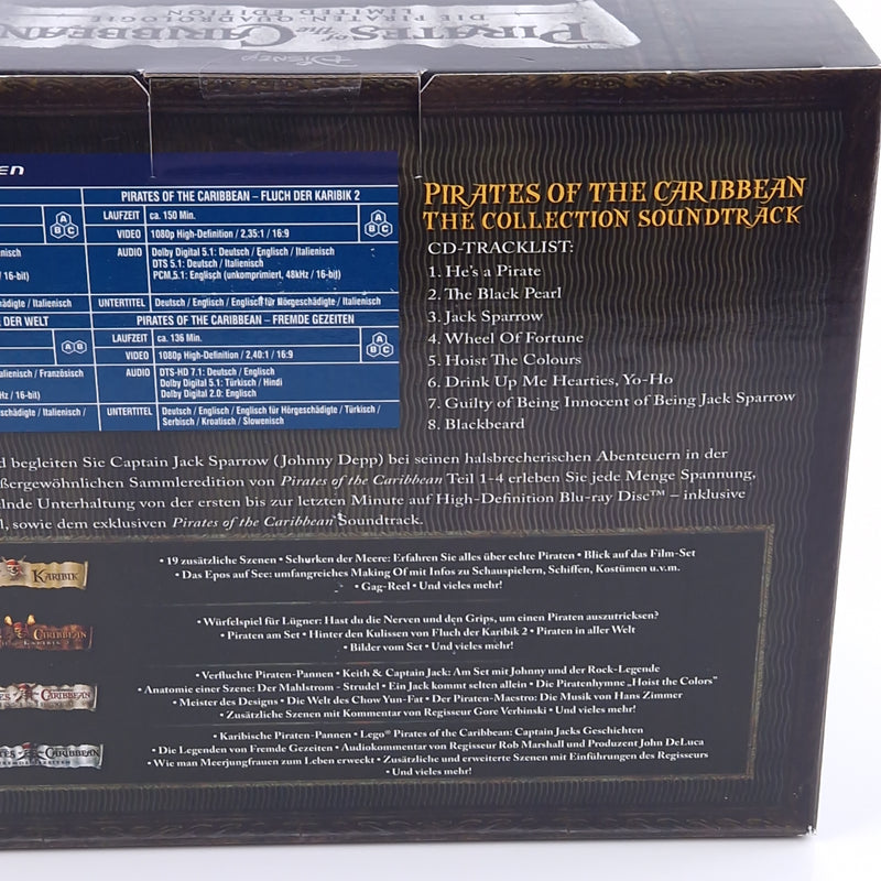 Blu-ray Discs : Pirates of the Caribbean Die Piraten - Quadrologie Limited Edit.