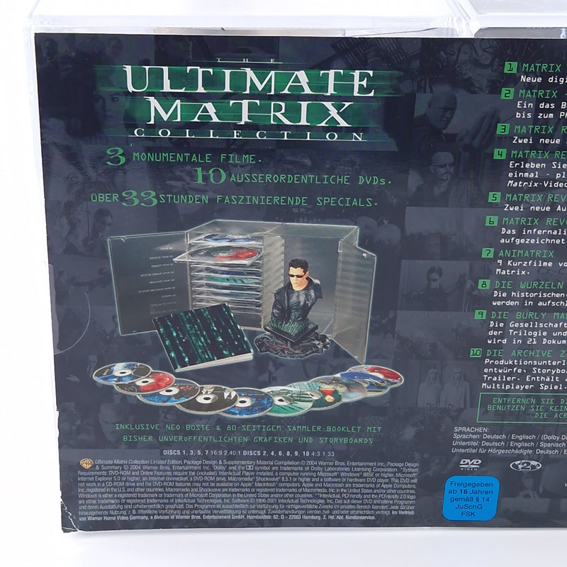 The Ultimate Matrix Collection mit Figur - 10 DVDs - Limitierte Sammlerbox NEU