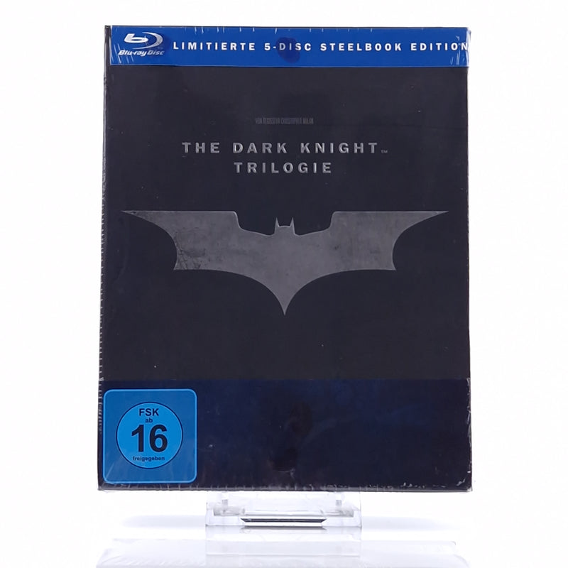 The Dark Knight Trilogie - Limitierte 5-Disc Steelbook Edition - Blu Ray NEU