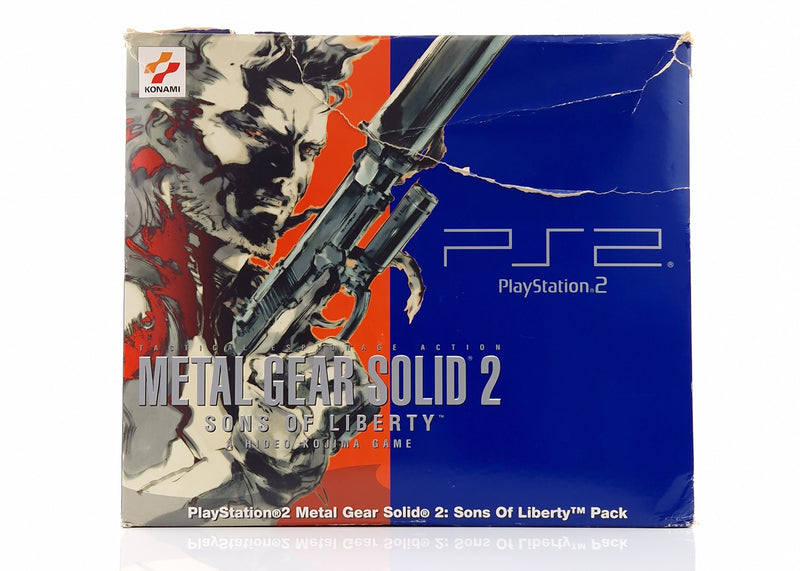 Playstation 2 Metal Gear Solid 2 Sons of Liberty Pack - PS2 Konsolen Bundle OVP