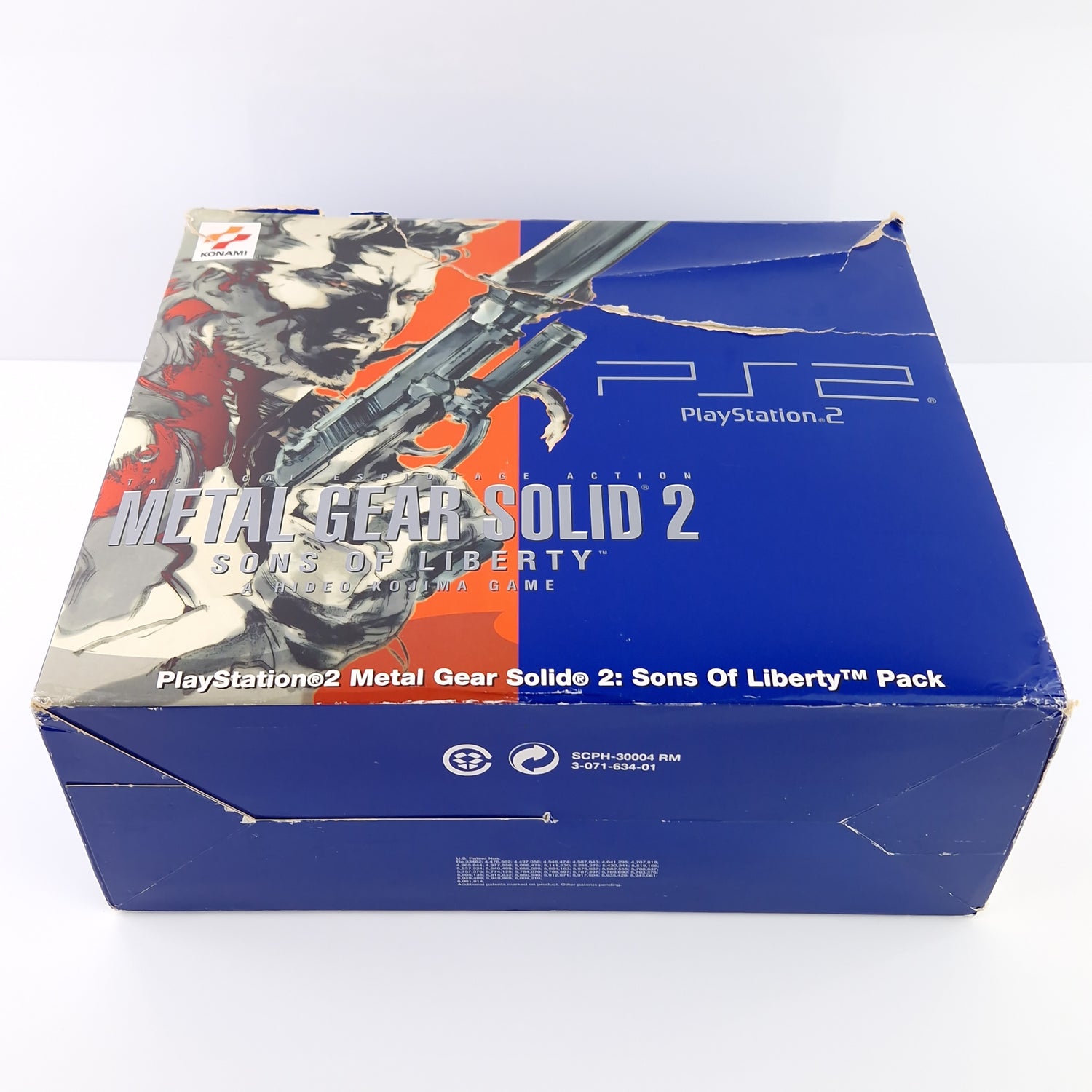 Playstation 2 Metal Gear Solid 2 Sons of Liberty Pack - PS2 Konsolen Bundle OVP