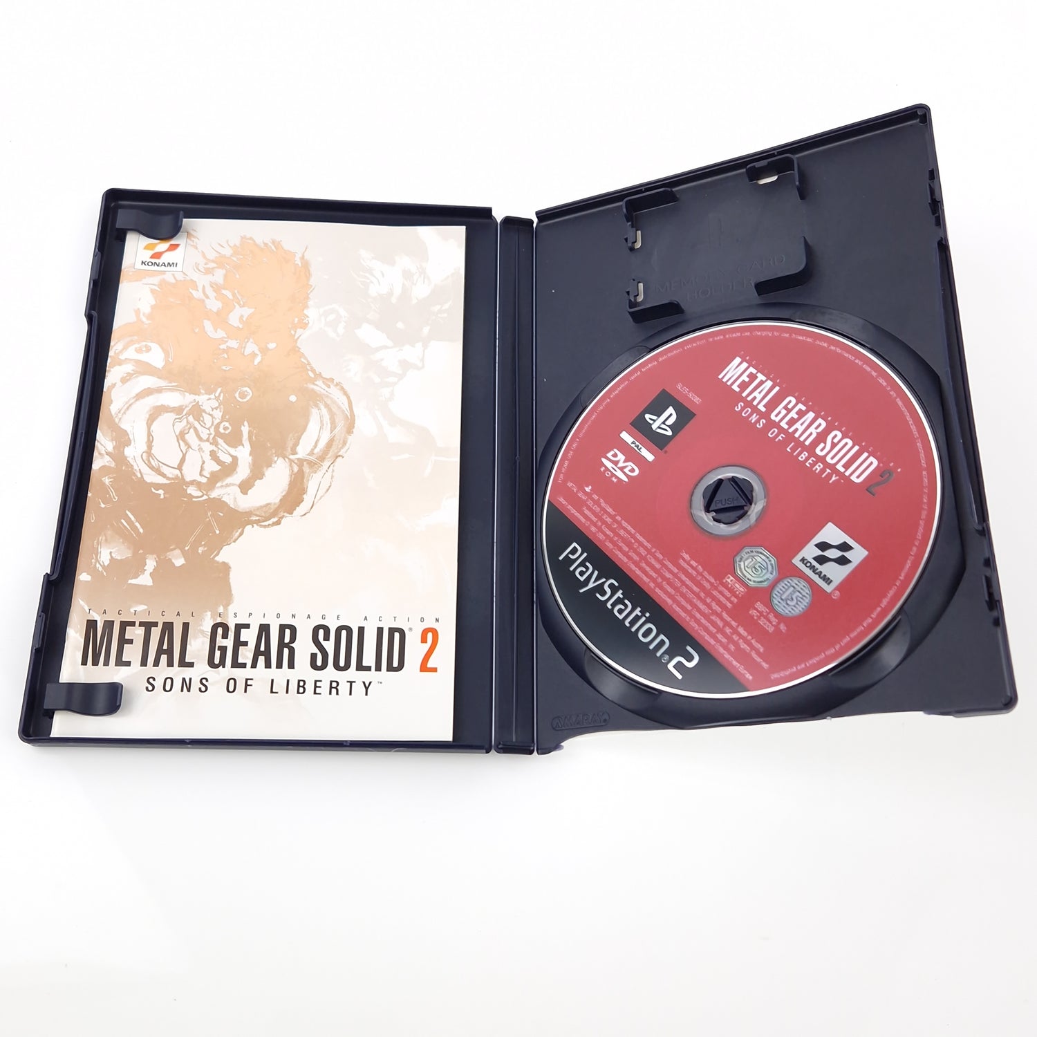 Playstation 2 Metal Gear Solid 2 Sons of Liberty Pack - PS2 Konsolen Bundle OVP