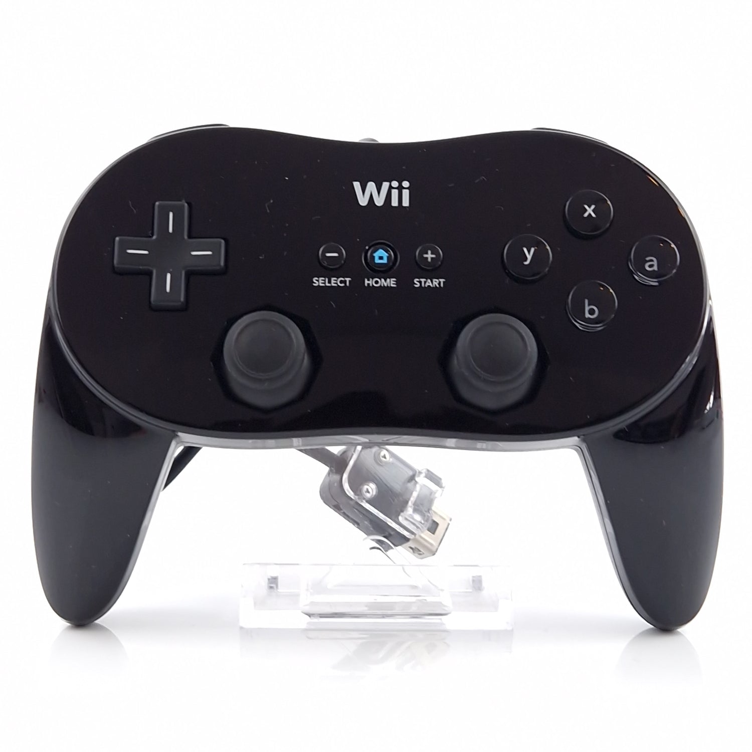 Nintendo Wii Zubehör : Original Wii Classic Controller Pro - Schwarz PAL