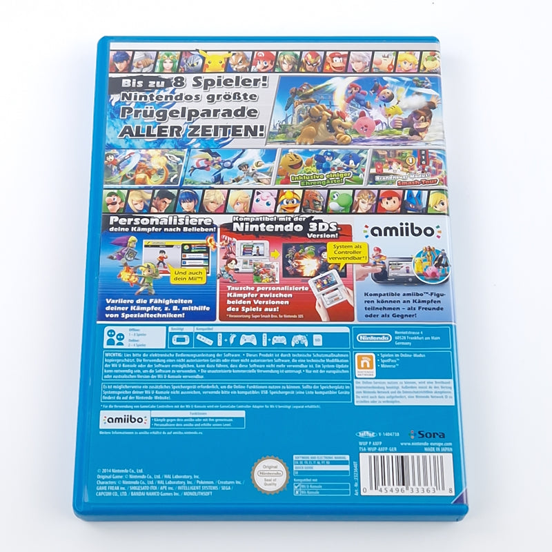 Nintendo Wii U Spiel : Super Smash Bros WiiU - CD Anleitung OVP PAL