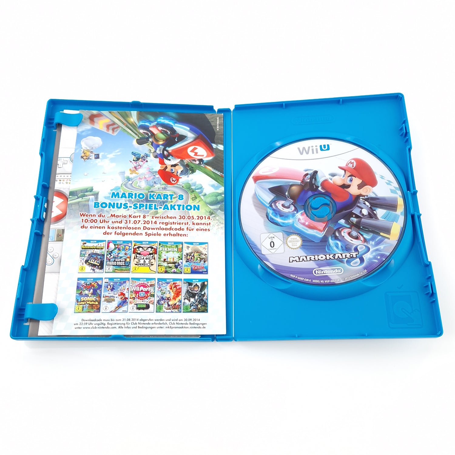 Nintendo Wii U Spiel : Mario Kart 8 - CD Anleitung OVP PAL