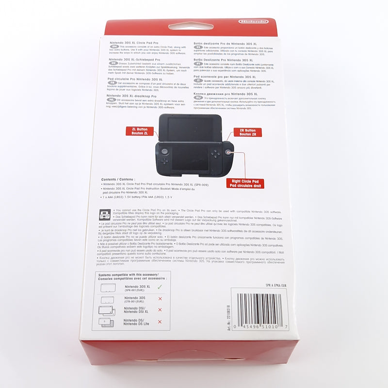 Nintendo 3DS XL Zubehör : Circle Pad Pro - Adapter OVP NEU NEW SEALED