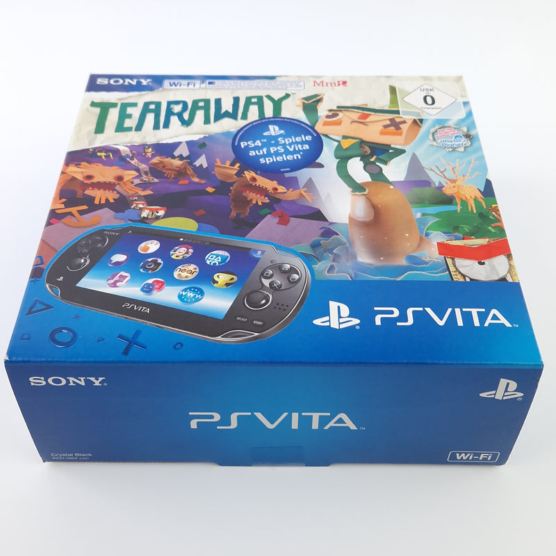 PS Vita Konsole : Tearaway Pak Bundle mit Crystal Black Console - OVP NEU SEALED