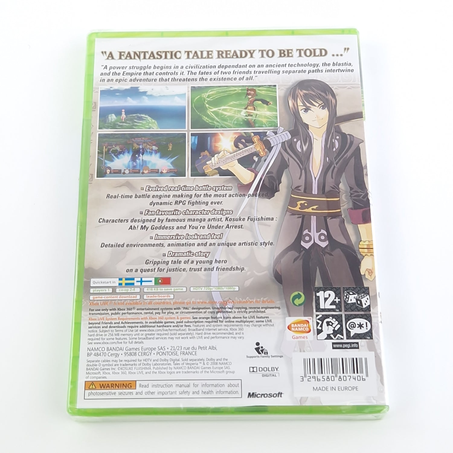 Xbox 360 Spiel : Tales of Vesperia - Microsoft Xbox Live | OVP NEU SEALED PAL