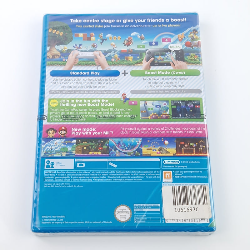 Nintendo Wii U Spiel : New Super Mario Bros. U - NEU NEW SEALED Pal Game