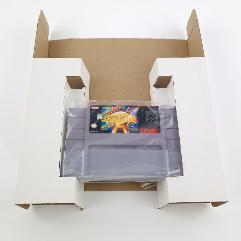 Super Nintendo Spiel : Earthbound - Cartridge Manual Box USA - Mother SNES Game