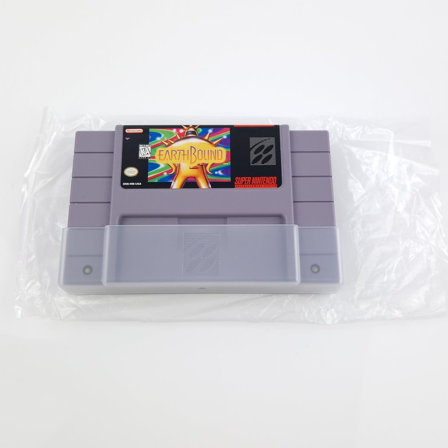 Super Nintendo Spiel : Earthbound - Cartridge Manual Box USA - Mother SNES Game