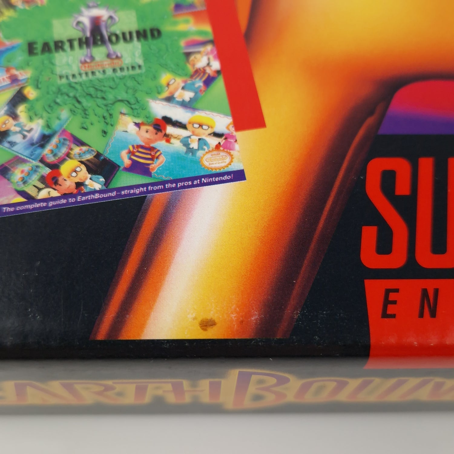 Super Nintendo Spiel : Earthbound - Cartridge Manual Box USA - Mother SNES Game