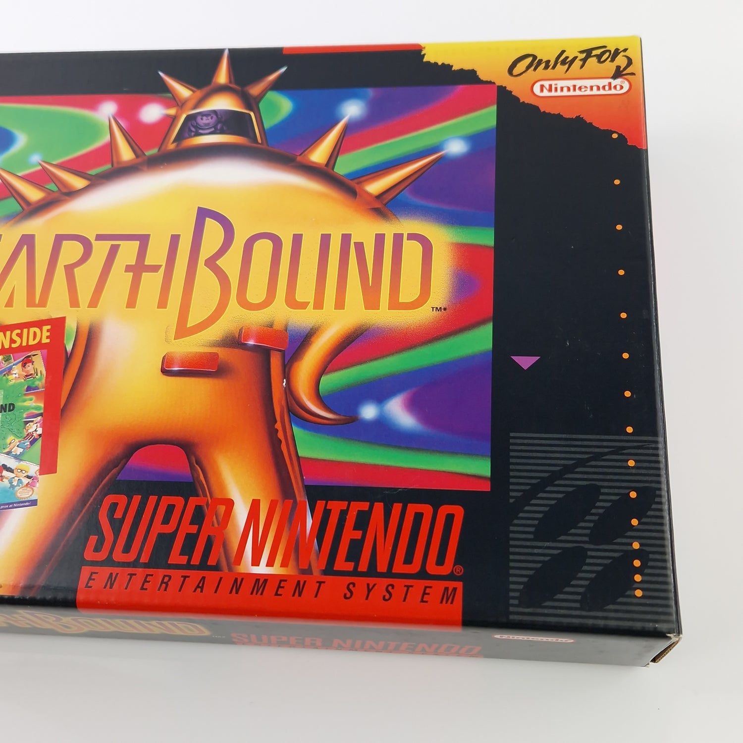 Super Nintendo Spiel : Earthbound - Cartridge Manual Box USA - Mother SNES Game