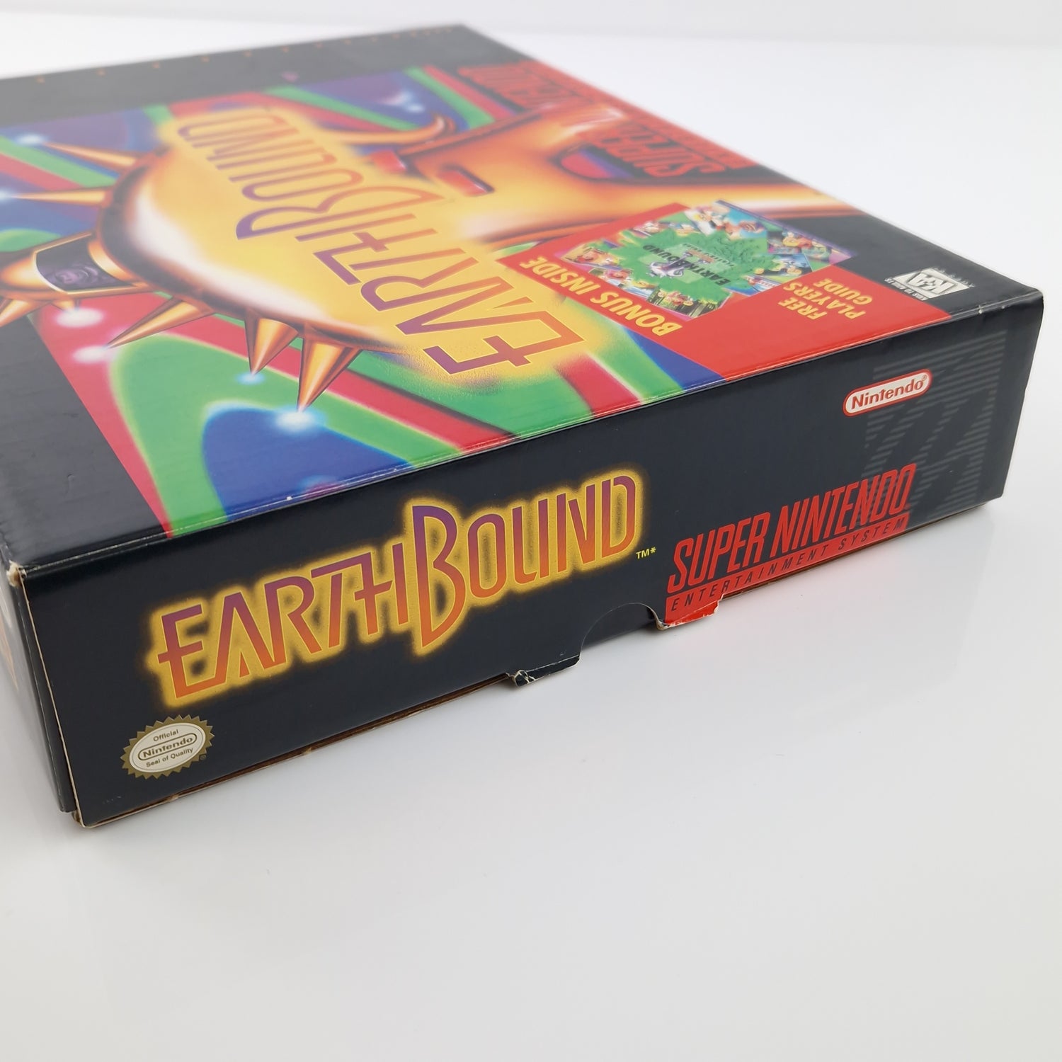 Super Nintendo Spiel : Earthbound - Cartridge Manual Box USA - Mother SNES Game