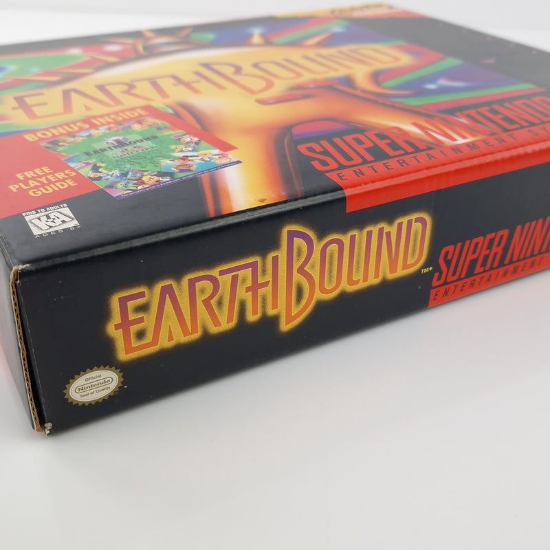 Super Nintendo Spiel : Earthbound - Cartridge Manual Box USA - Mother SNES Game