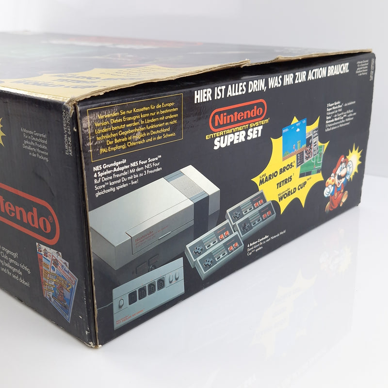 Nintendo NES Konsole : Super Set 4 Players Bundle OVP PAL Console unvollständig