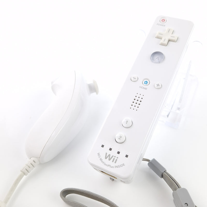 Nintendo Wii Zubehör : Original Nintendo Wii Remote Motion Plus Inside + Nunchuk