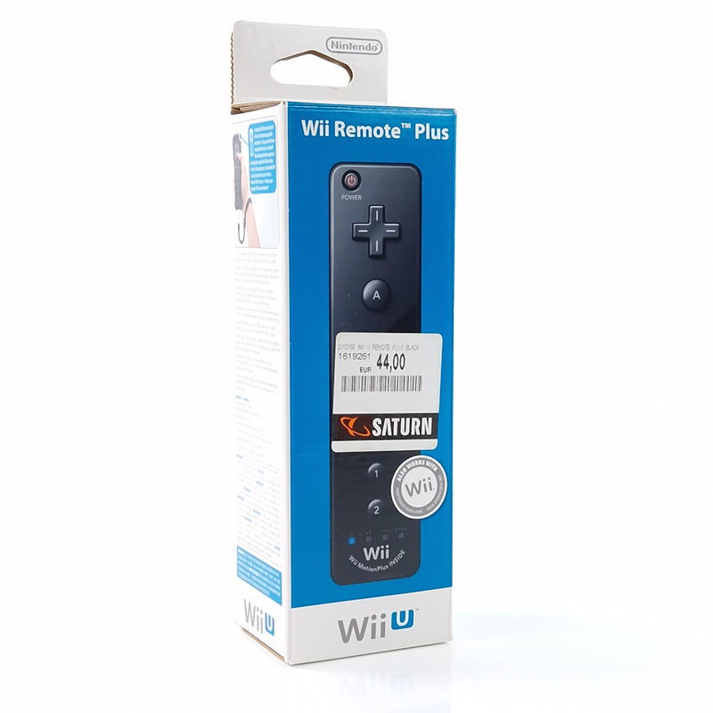 Nintendo Wii Zubehör : Wii Remote Plus Black Controller Gamepad - OVP PAL