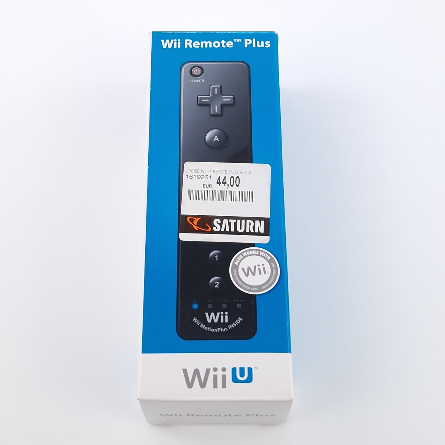 Nintendo Wii Zubehör : Wii Remote Plus Black Controller Gamepad - OVP PAL