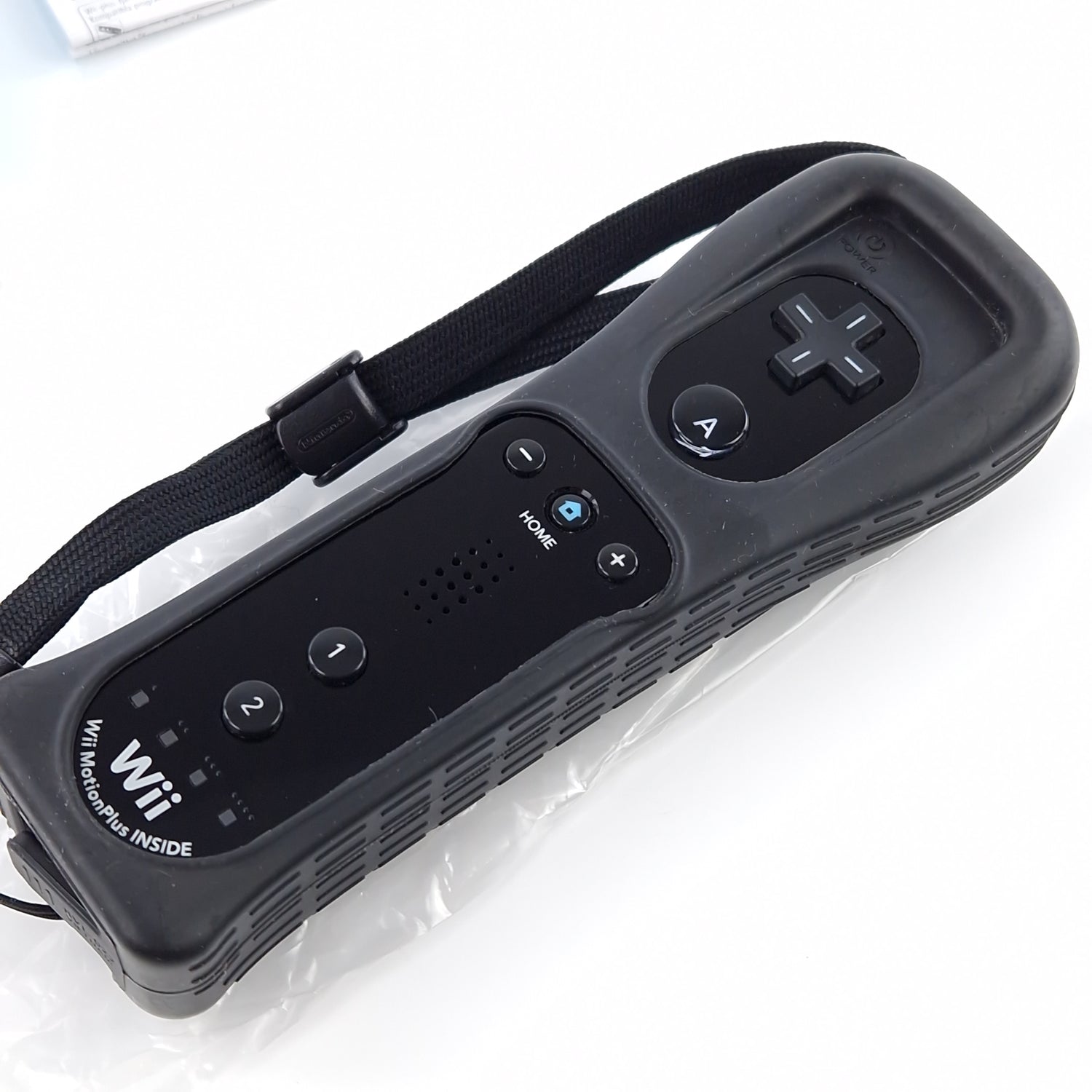 Nintendo Wii Zubehör : Wii Remote Plus Black Controller Gamepad - OVP PAL