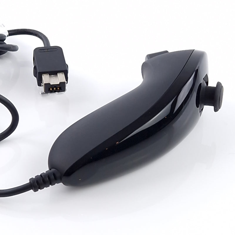 Nintendo Wii Zubehör : Original Wii Nunchuk Controller Black / Schwarz