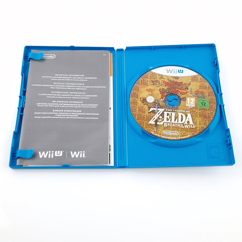 Nintendo Wii U Spiel : The Legend of Zelda Breath of the Wild - CD Disc PAL