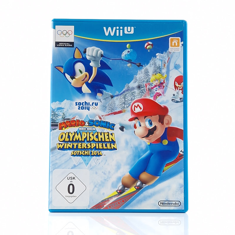 Nintendo Wii U Spiel : Mario & Sonic bei den olympischen Winterspielen - OVP PAL