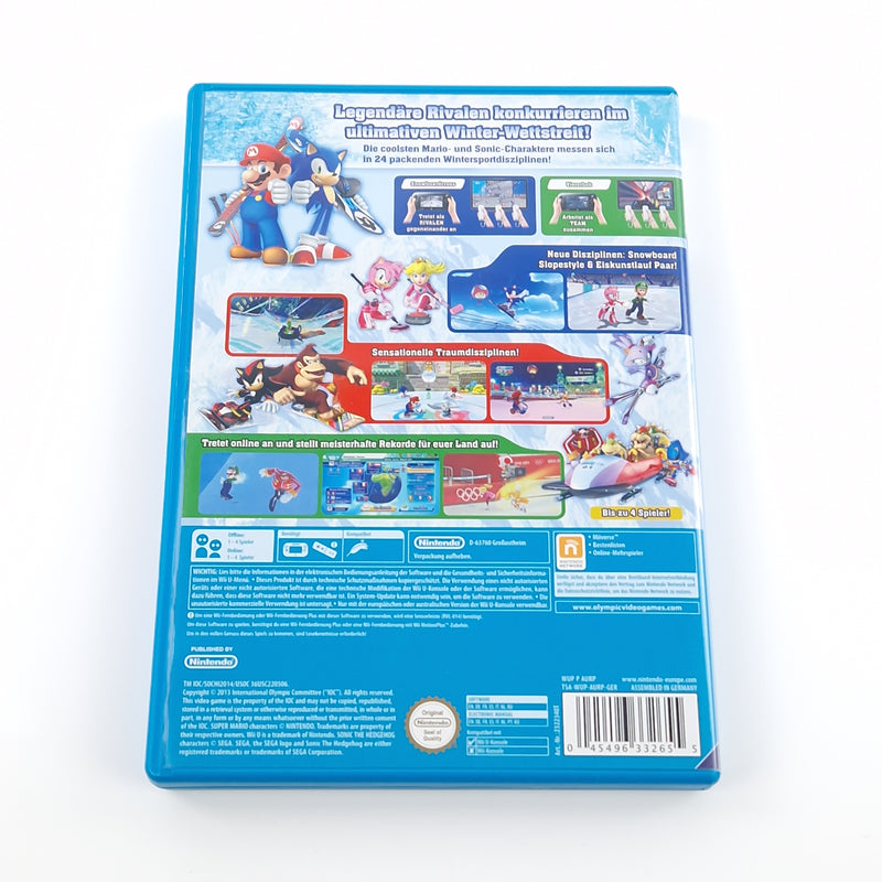 Nintendo Wii U Spiel : Mario & Sonic bei den olympischen Winterspielen - OVP PAL