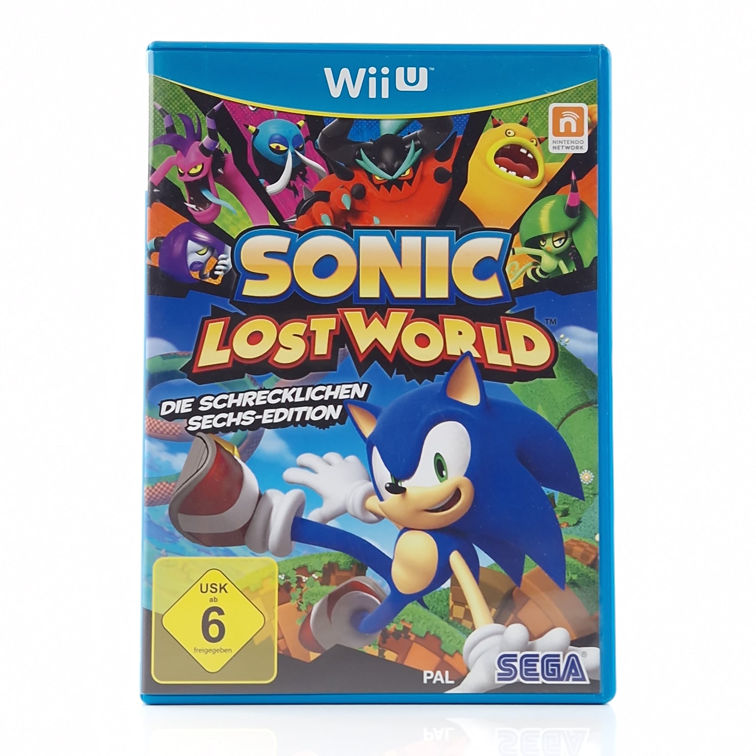 Nintendo Wii U Spiel : Sonic Lost World - CD Anleitung OVP PAL Disc