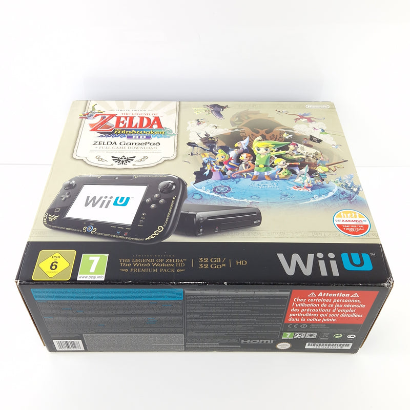 Nintendo Wii U Konsole : Zelda The Windwaker HD Limited Edition - OVP Console