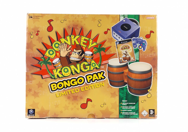 Nintendo Gamecube Konsole : Donkey Konga Bongo Pak Limited Edition - Purple OVP