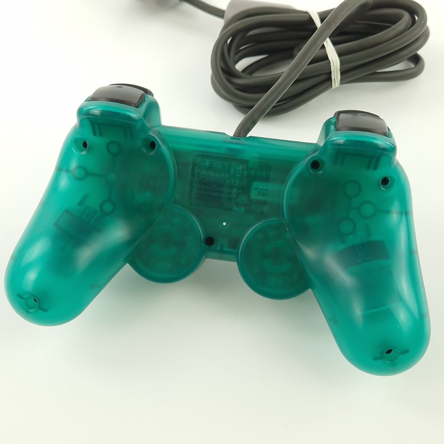 Playstation 1 Zubehör : Original PS1 Grün Transparenter Controller / Gamepad PSX