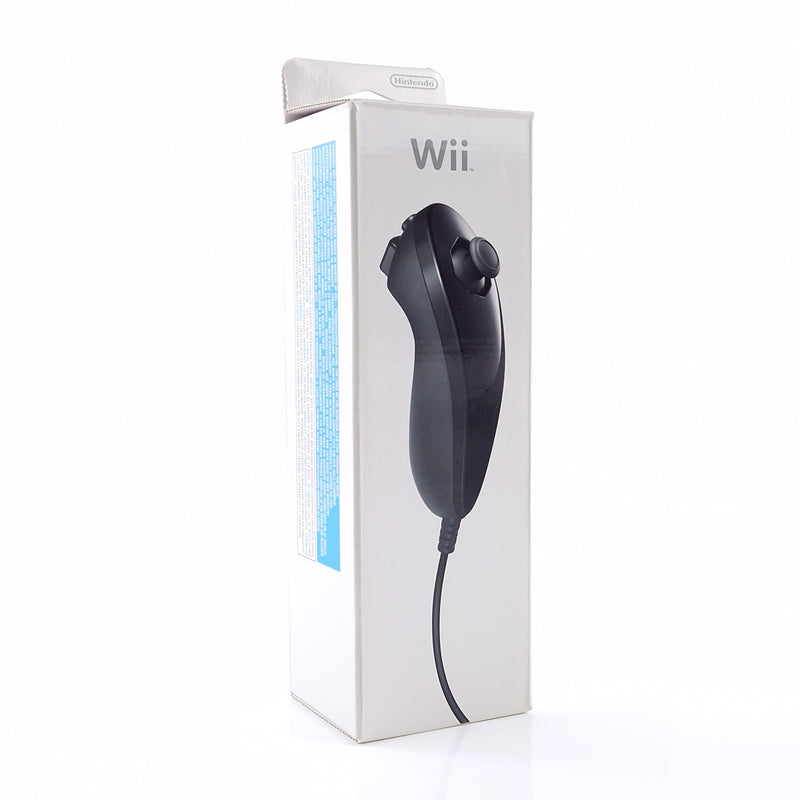 Nintendo Wii Zubehör : Original Nunchuk in OVP schwarz - Controller Gamepad