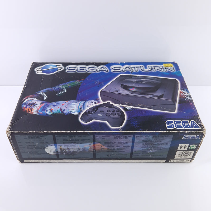 Sega Saturn Konsole Schwarz / Black OVP - PAL Console OVP