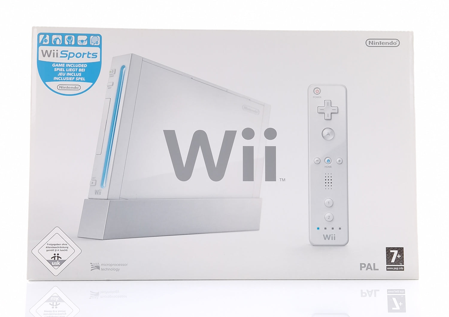 Nintendo Wii Konsole : Wii Sports Pak ohne Wii Sports Spiel - PAL Console OVP