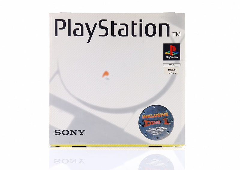 Playstation 1 Konsole mit DEMO 1 in OVP - PS1 PSX PAL Console