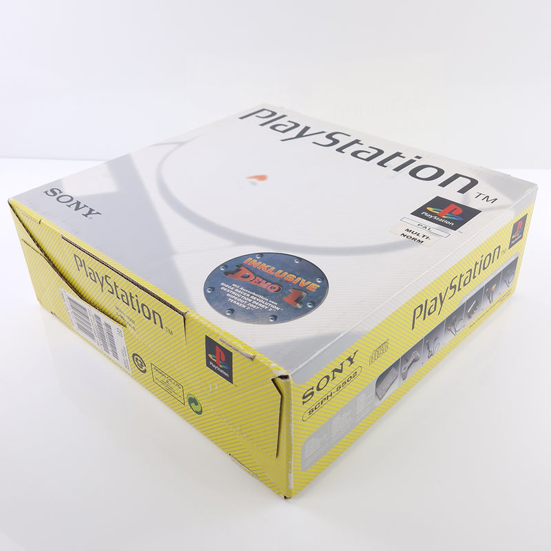 Playstation 1 Konsole mit DEMO 1 in OVP - PS1 PSX PAL Console