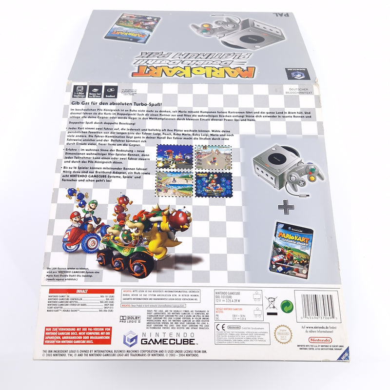 Nintendo Gamecube Konsole : Mario Kart Double Dash Platinum Pak - Console OVP