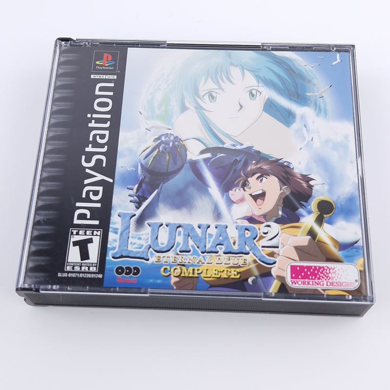 Playstation 1 Spiel : Lunar 2 Eternal Blue Complete Edition - NTSC-U/C USA PS1